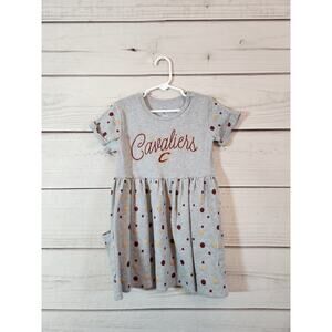 NBA Cleveland Cavaliers Girls'‎ Short Sleeve Twirl Dress Size Medium 5/6